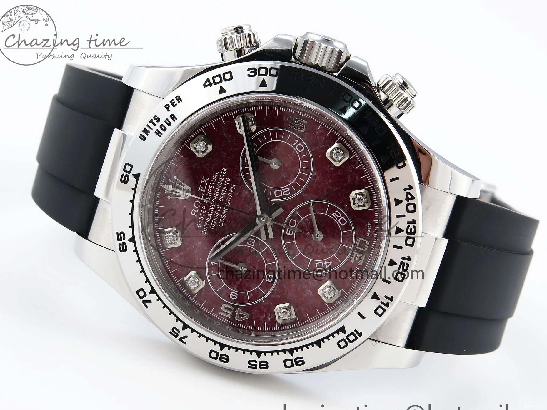 0225 SunProtective Daytona 116519 Clean 1:1 Best Edition 904L SS Case and Bracelet Red Sodalite Dial on Oysterflex SA4130 V 1852